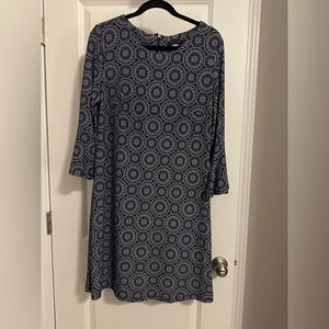 Tommy Hilfiger Navy Geometric Dress